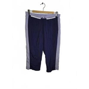 Vintage FILA Women's Navy and Light Blue Carpi Size L